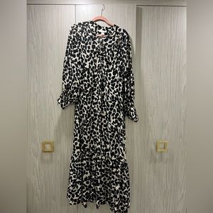 HM spotted maxi dress